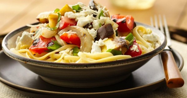 Grilled Summer Vegetable Pasta