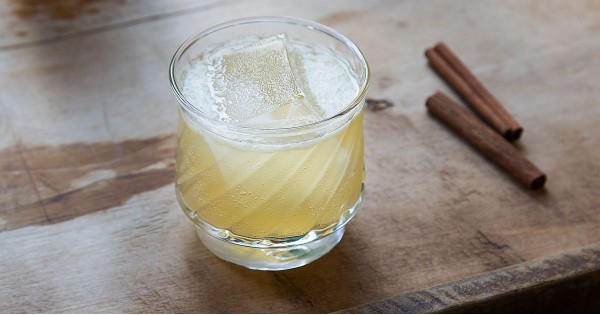 Cinnamon-Honey Scotch Sour Cocktail