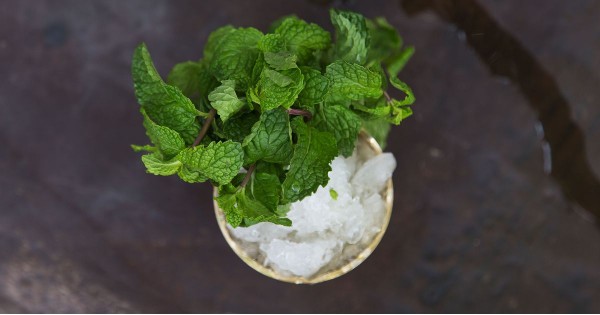 Mint Julep With Rum Float