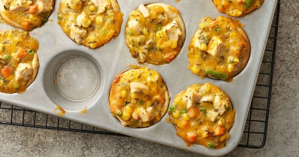 Chicken Pot Pie Cupcakes