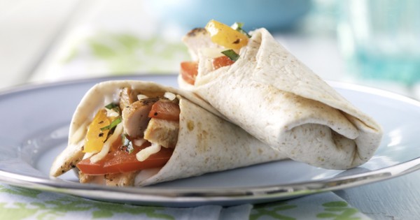 Balsamic Mozzarella Chicken Wrap