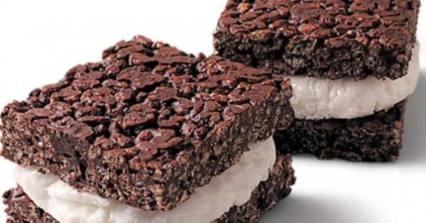 Chocolate Toffee Ice Cream Sandwiches
