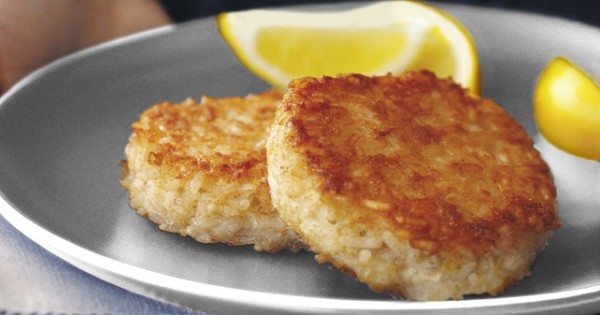 Amazin' Crab Rice Cakes