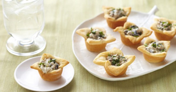 Creamy Mushroom Tartlets