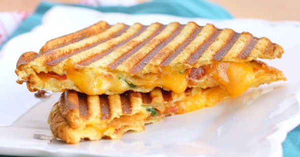 Loaded Baked Potato Grilled Cheese Sandwich