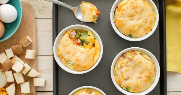 Individual Savoury Breakfast Cobblers