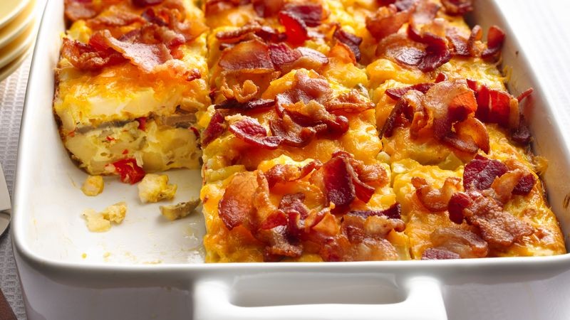 Bacon and Mushroom Hash Brown Breakfast-image