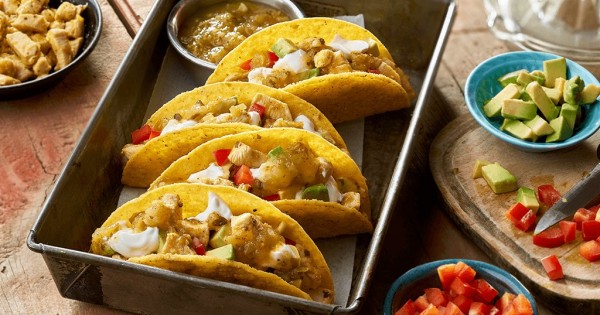 Salsa Verde Chicken Tacos