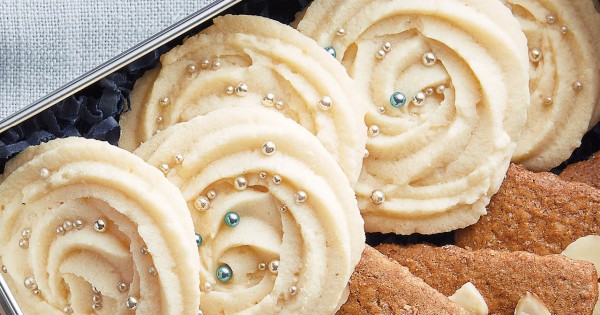 Whipped shortbread cookies