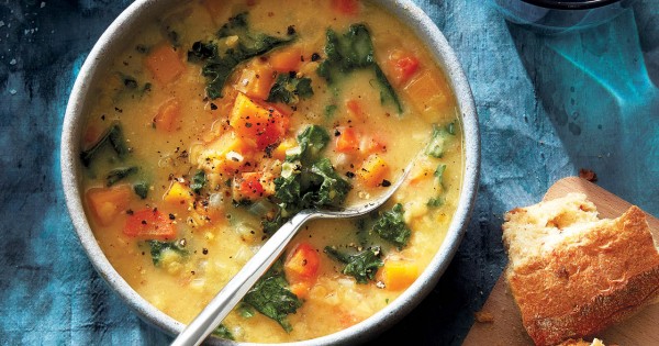 Red Lentil Coconut-Miso Soup