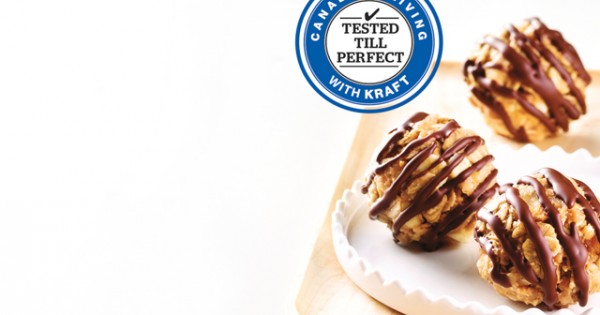 Chocolate Toffee Peanut Butter Snack Bites