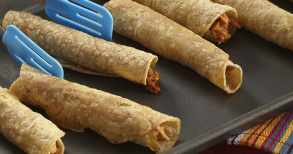 Baked Cauliflower Taquitos