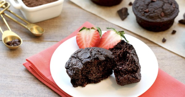Double Chocolate Blender Muffins