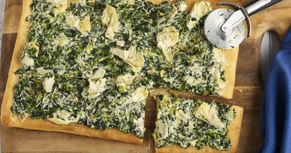 Spinach Dip Flatbread