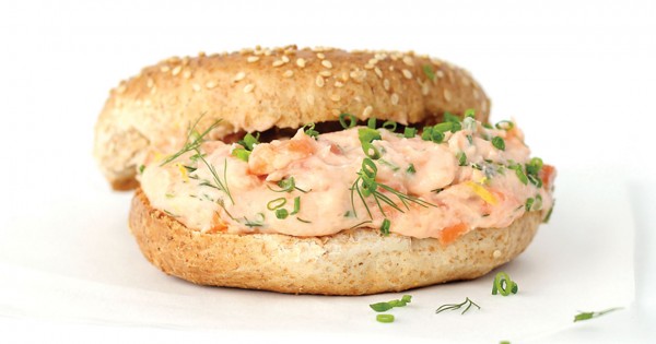 Creamy smoked trout and herb spread
