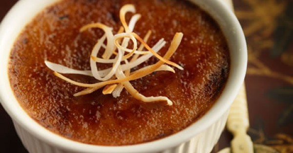 Milk Chocolate and Coconut Crème Brulée