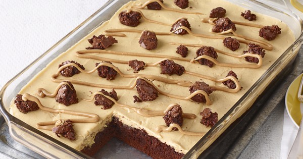 Peanut Butter-Brownie Dessert