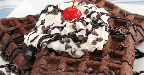 Cake Mix Waffles