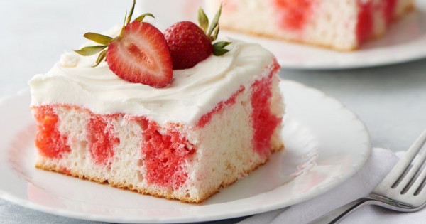 Strawberry Poke Cake