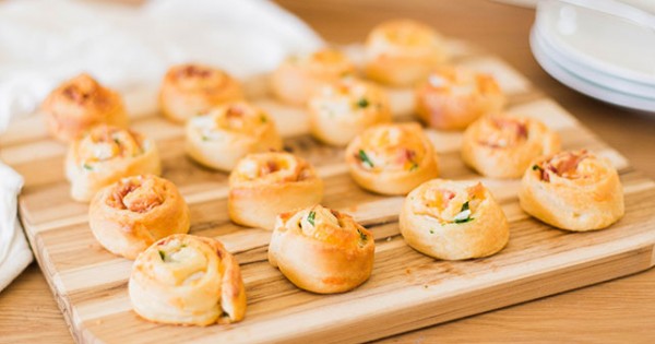 Bacon & Cheese Pinwheels