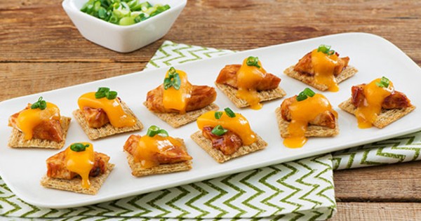 Cheesy BBQ Chicken Bites