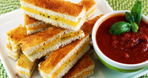 Oven-Baked Italian Grilled Cheese Fingers