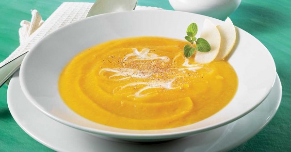 Parsnip, sweet potato, and Asian pear soup