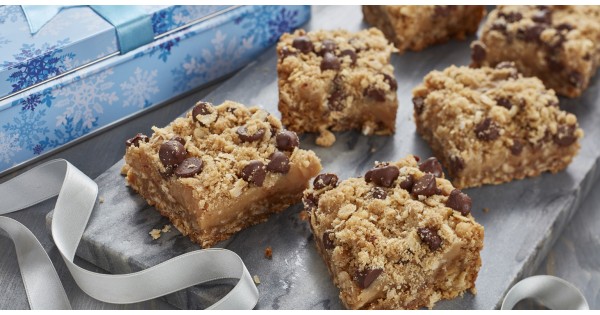 Chocolate Peanut Butter Oat Bars