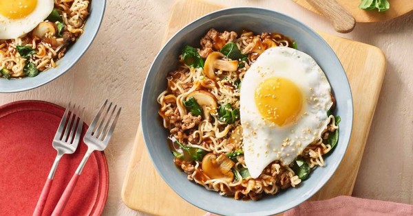 Sweet and Savoury Pork Noodle Bowls