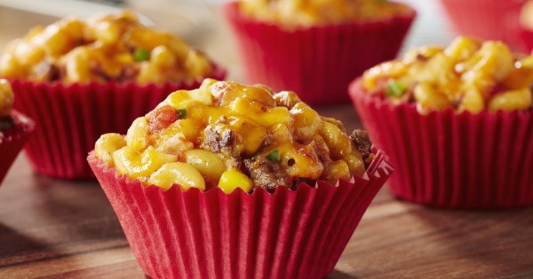 Mini Taco Mac & Cheese Cups