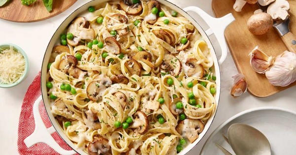 One Pot Vegetarian Carbonara