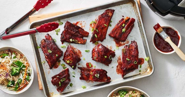 Instant Pot® BBQ Pork Style Glazed Ribs