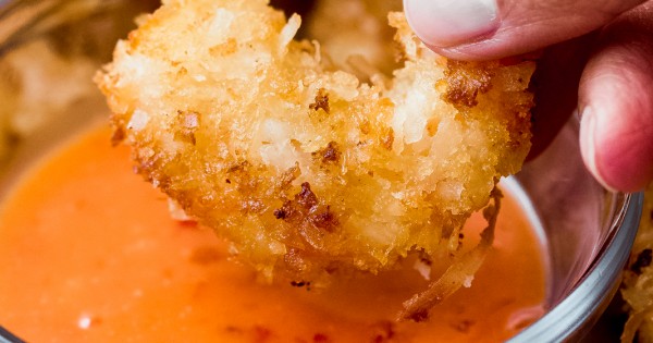 Crispy Coconut Shrimp (Air Fryer + Fried)