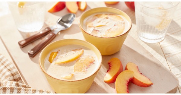 Peach Panna Cotta