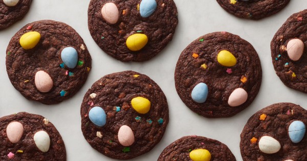 Easter Egg Brownie Cookies