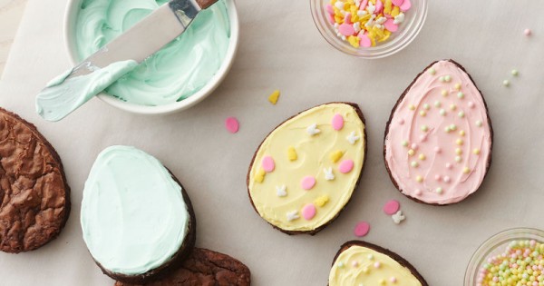 Easter Egg Brownies