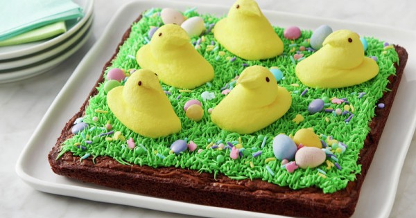 Spring Chicks Brownies