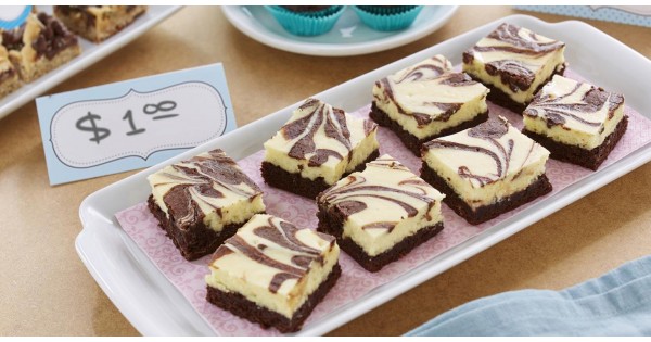 Cheesecake Swirl Brownies