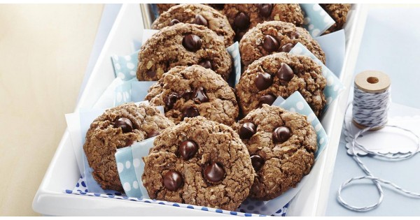 Double Chocolate Oatmeal Cookies