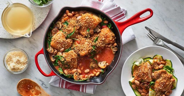Crispy Parmesan Italian Chicken Simmer