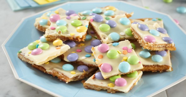 Easter Layered Toffee Bark