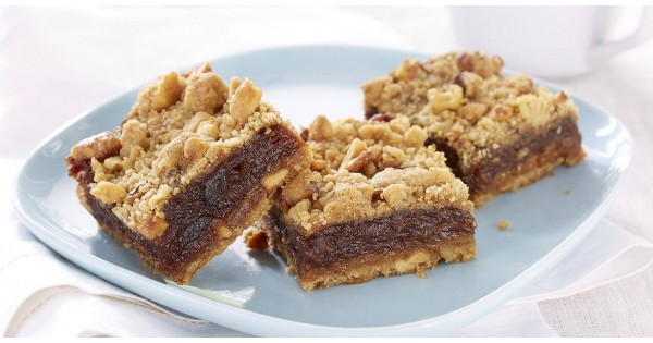 Nutty Gluten Free* Date Squares