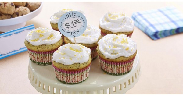 Lemon Poppy Seed Cupcakes