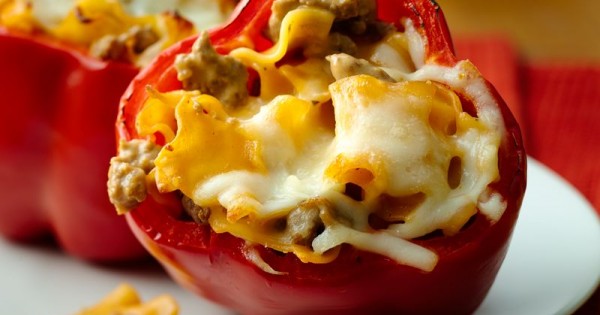 Cheesy Lasagna Stuffed Peppers