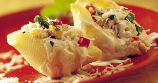 Seafood-Stuffed Pasta Shells