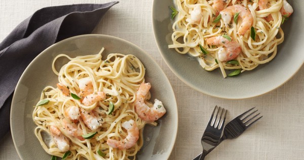 Creamy Garlic Shrimp and Pasta