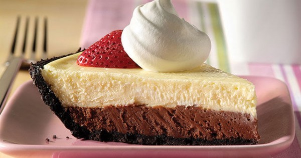 PHILADELPHIA 3-STEP Double-Chocolate Layer Cheesecake