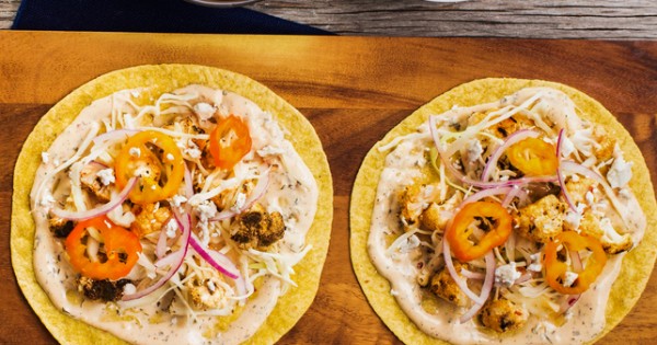 Crispy Ranch-Cauliflower Tacos