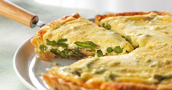 Asparagus and Parmesan Tart