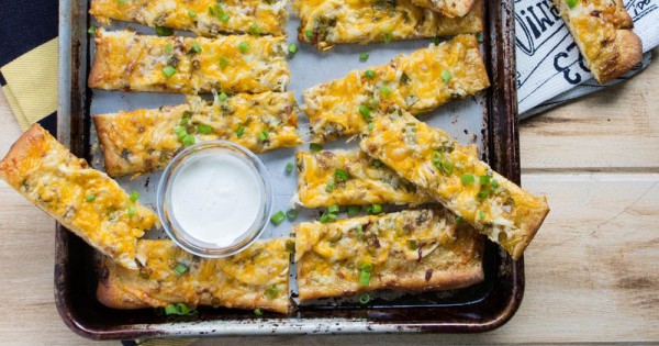 Chicken-Bacon-Ranch Pizza Sticks